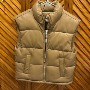 Michael Kors leather vest